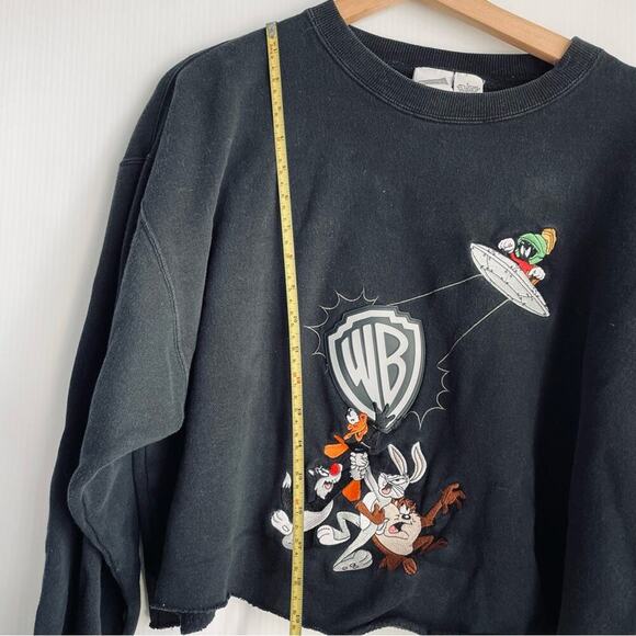 Vintage Warner Brothers Crewneck sweatshirt size large cropped - Picture 5 of 8